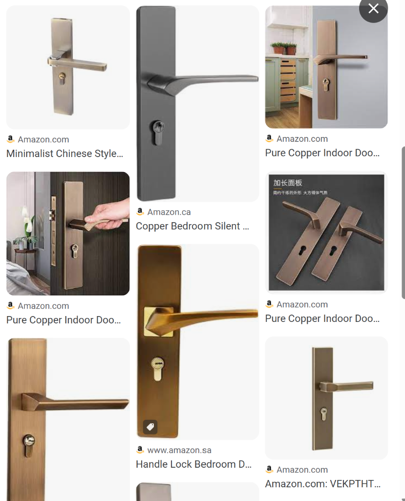 Minimalist Copper Handle